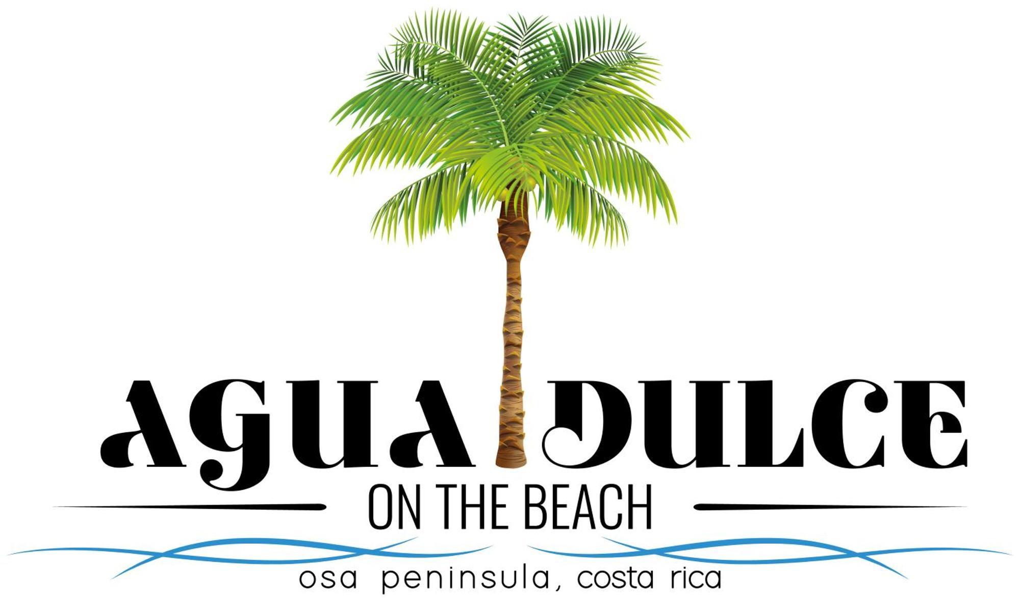 Agua Dulce On The Beach Puerto Jiménez Exteriör bild